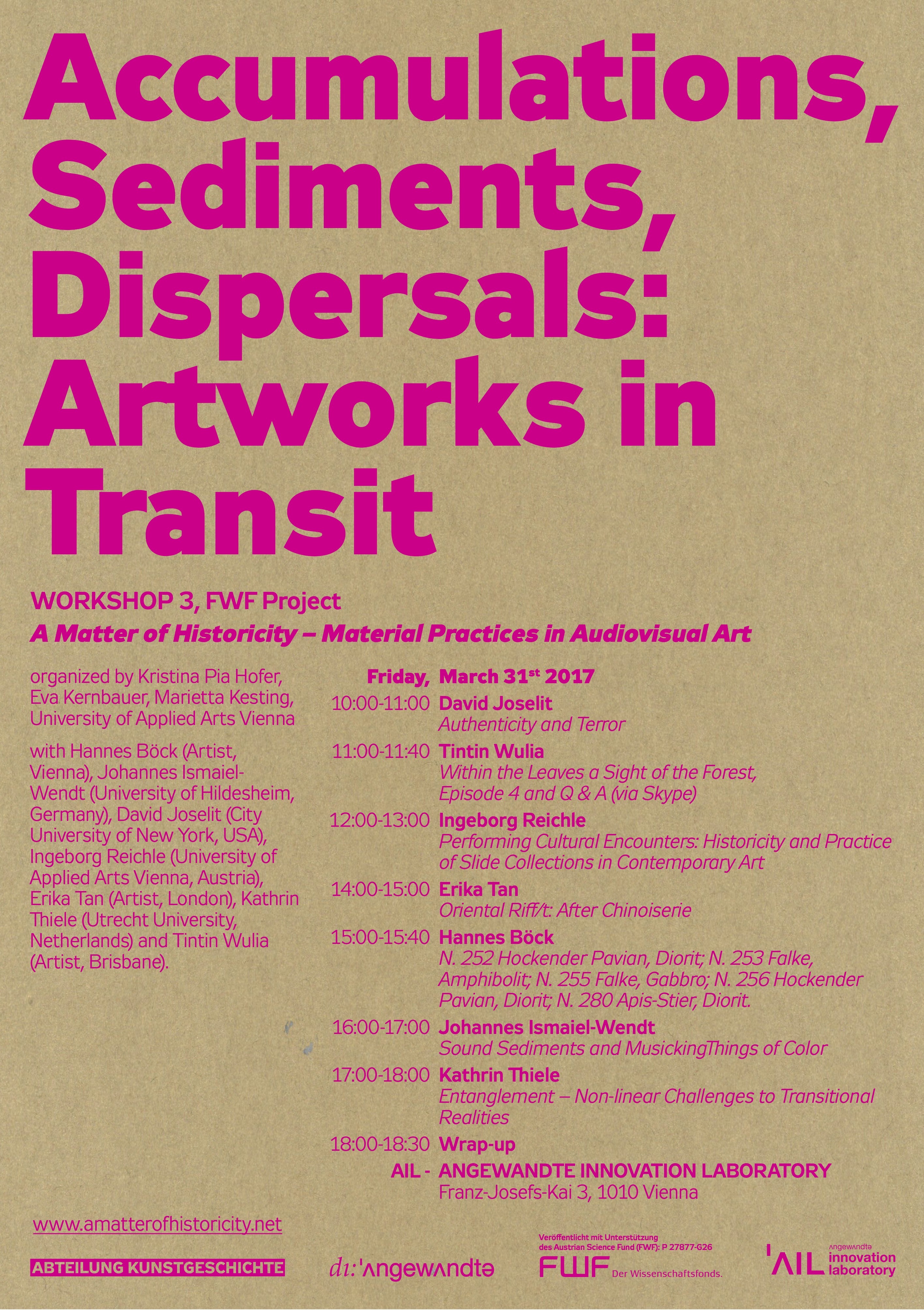 Accumulations Sediments Dispersals Artworks In Transit Plakat