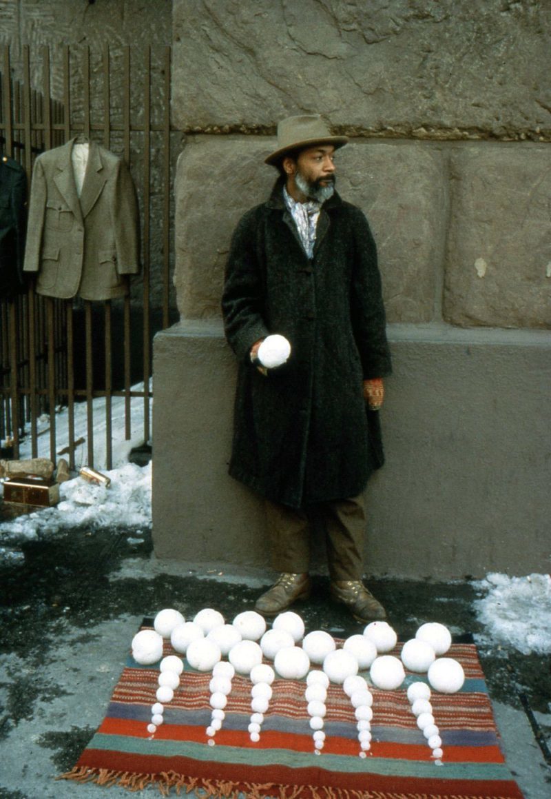 David Hammons – Bliz-aard Ball Sale, Cooper Square, New York, 1983