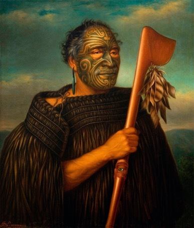 Maori-Gesichtstätowierungen_Tamati waka nene